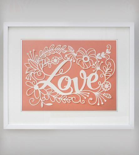 Свадьба - Love Papercut Art