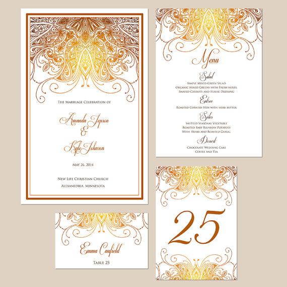 Mariage - Reserved for Nishi - Ornate Ethnic Wedding Invitations - Balance on Reception paper order