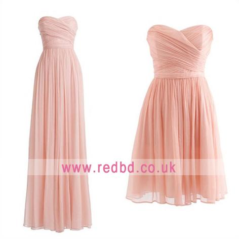 Hochzeit - Pink Bridesmaid Dresses In RedBD