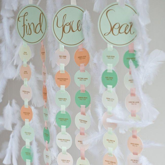 Mariage - Centerpieces & Seating Chart Ideas