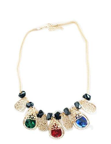 زفاف - Staychicfashion 2015 Colorful Big Stones Beaded Statement Prom Necklace Jewelry (Stones)