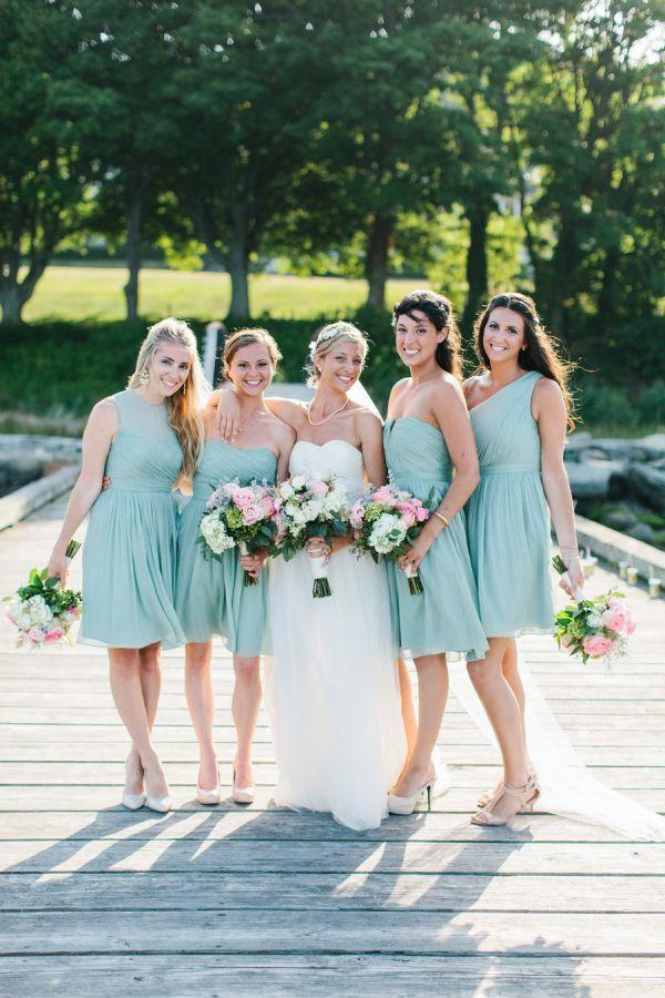 Свадьба - Mint Bridesmaids Dresses