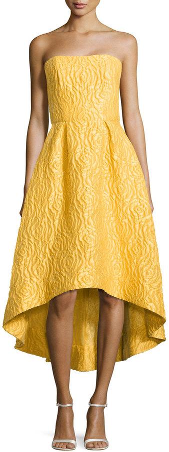 ml monique lhuillier high low dress