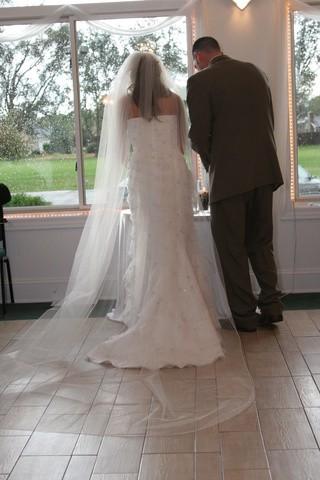 Свадьба - Custom 120 Cathedral Long Style wedding veil white, diamond or ivory READY TO SHIP