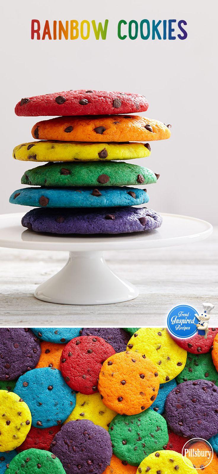 Hochzeit - Rainbow Cookies