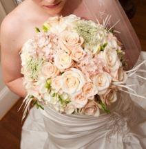 Wedding - Peach Wedding Flowers
