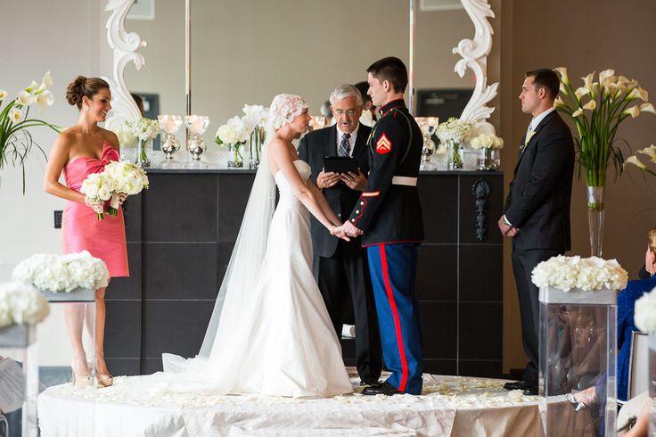 Wedding - Simply Chic Wedding Inspiration: Semper Fi Love Conquers Cancer Wedding