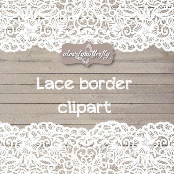 زفاف - Wedding clipart lace border, rustic clipart, shabby chic wedding, lace clipart, lace border, bridal shower, INSTANT DOWNLOAD
