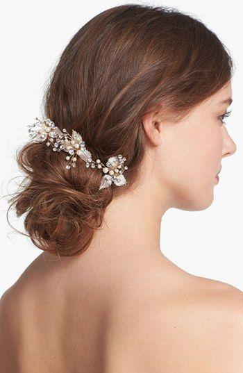 زفاف - Nina 'Salem' Crystal Hair Pins (Set Of Three)