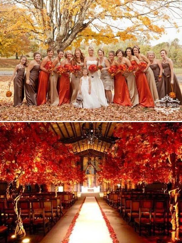 Hochzeit - Fall Wedding Colors