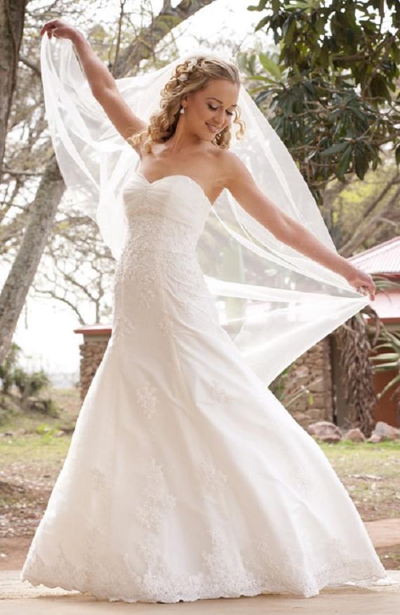 زفاف - Soft Elegant Simple Veil