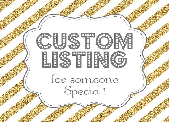 Hochzeit - Custom Listing for Bri