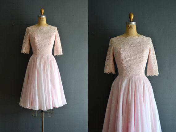 Mariage - Marsha / 60s Cahill wedding dress / short wedding dress