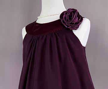 زفاف - Flower Girl Dress,Eggplant Purple Party, Special Occasion, Easter, Flower Girl Dress (ets0160prp)