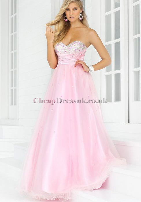 Mariage - ruching empire waist long sweetheart ball gown prom dress - Cheap-dressuk.co.uk