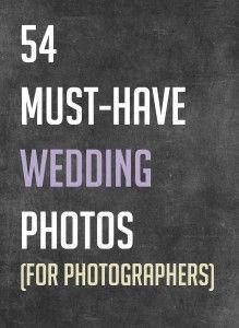Wedding - Photo Ideas - Wedding