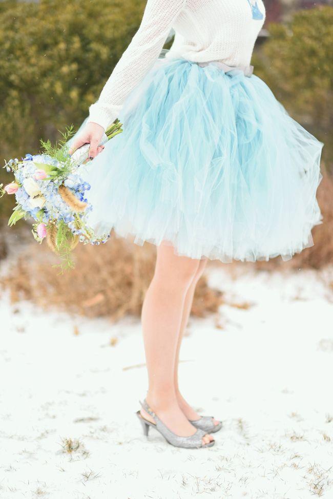 Hochzeit - Blue Tulle & Sparkles Fairy Tale Inspiration