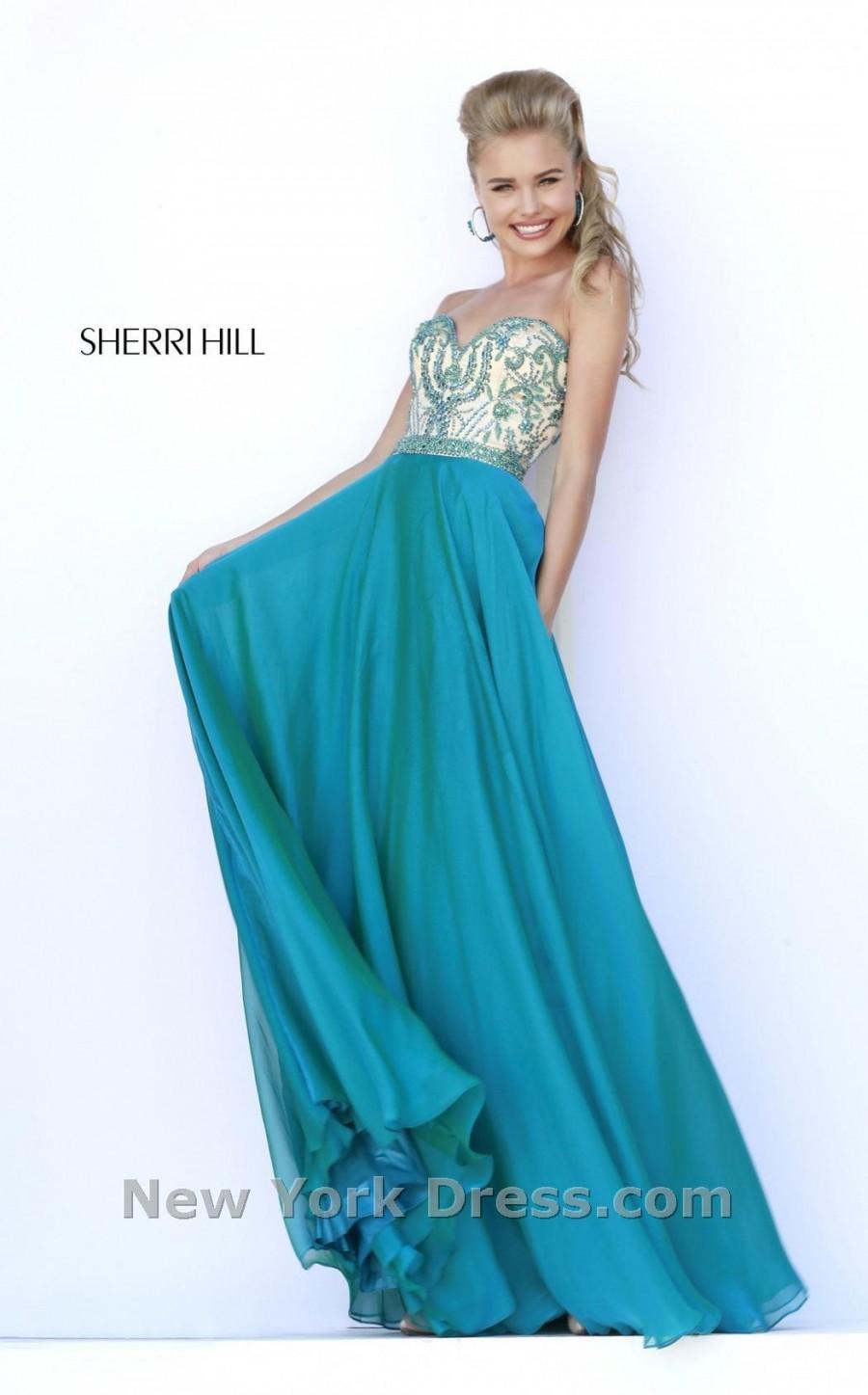 Mariage - New 2015 Turquoise Color Prom Dresses Beads Sweetheart Beautifully Beaded Sash Floor Length Evening Dresses Online with $123.98/Piece on Hjklp88's Store 