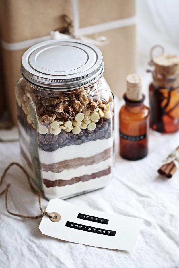 Hochzeit - Edible Gift Idea: Brownie Mix