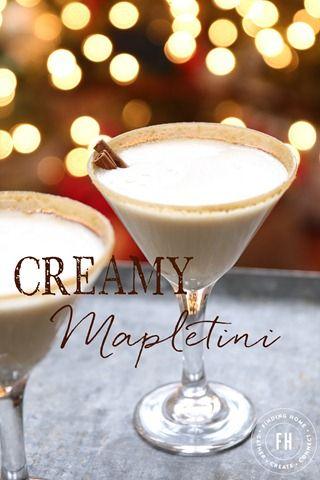 Hochzeit - Creamy Mapletini Martini