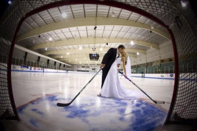 Wedding - Hockey Engagement Photo Ideas