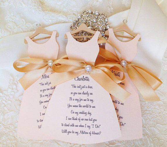 Свадьба - Will you be my bridesmaid cards wedding party invitations will you be my maid of honor cards