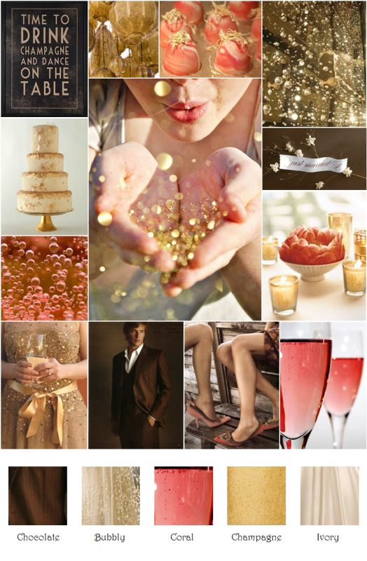Свадьба - Time To Drink Champagne And Dance On The Table (Reception Inspiration)