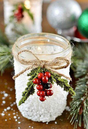 Hochzeit - 25 Magical Ways To Use Mason Jars This Christmas