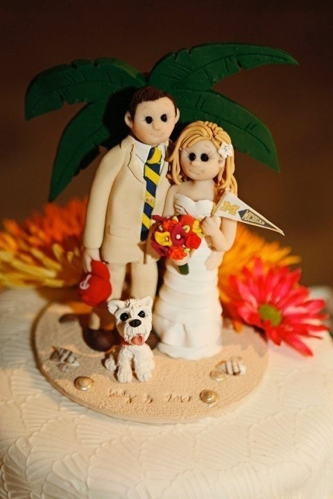 Hochzeit - Destination Wedding Cake Topper