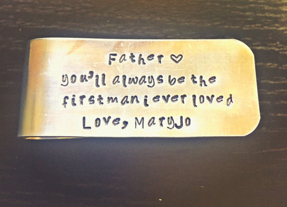 Mariage - You Will Always Be The First Man I Ever Loved, best man gifts, Fathers Day Gifts, groomsmen gifts, wedding gifts, father of the bride gifts