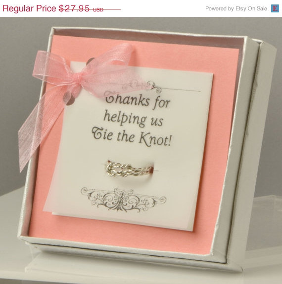 زفاف - Mothers Day Sale Bridesmaid Ring w/giftbox - Wedding Party - Wedding Jewelry - Maid of Honor Gift - Bridesmaid Gift -Infinity Knot Ring