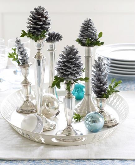 زفاف - 50 Easy Christmas Centerpiece Ideas