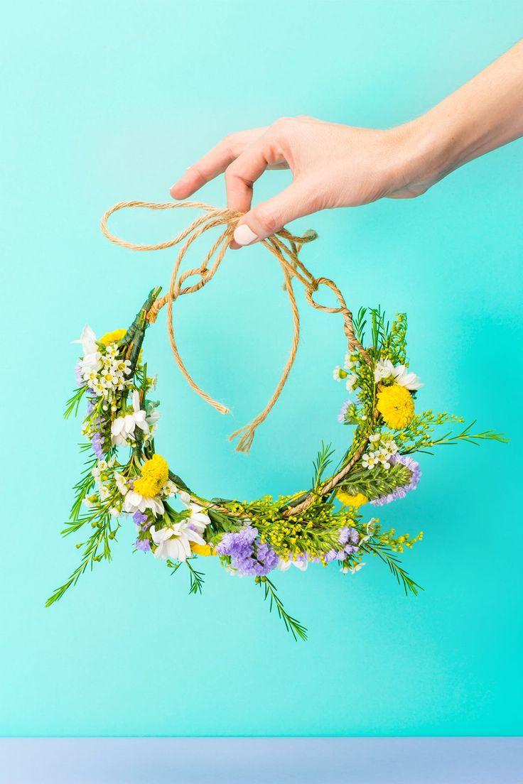 Wedding - How To Make A Stunning Flower Crown In Under 20 Minutes