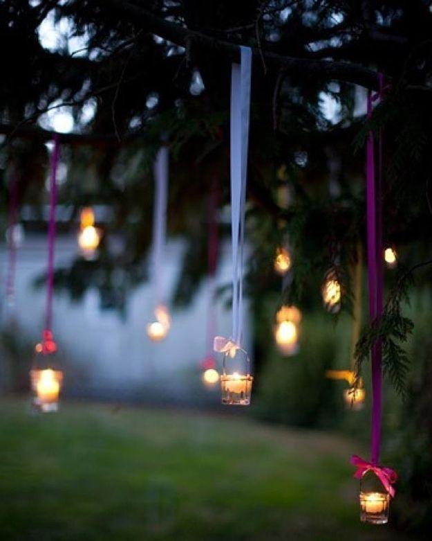 Hochzeit - 28 Outdoor Lighting DIYs To Brighten Up Your Summer