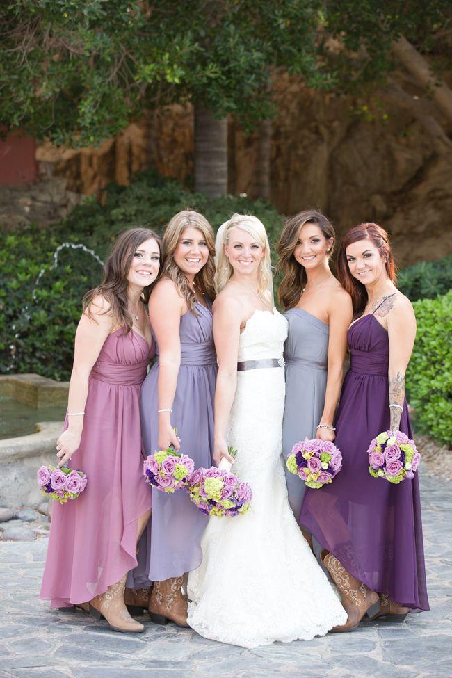 Hochzeit - Charming Purple Lilac And Green Arizona Wedding