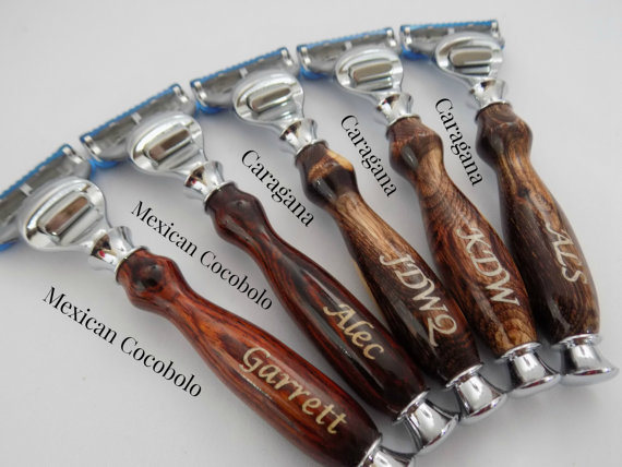 Wedding - Groomsmen Gifts - Fusion Razors with Personalized Option
