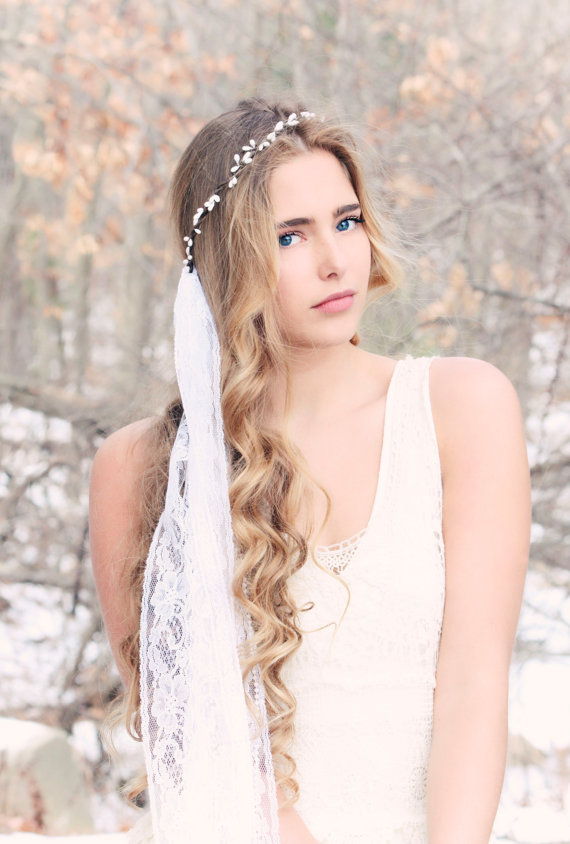 Hochzeit - wedding veil, bridal veil, wedding accessories, wedding headpiece, bridal headpiece