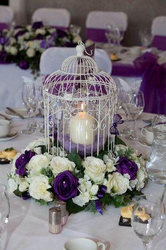 زفاف - Mei Floral Duvet Set Purple And Cream Double & Kingsize Catherine Lansfield