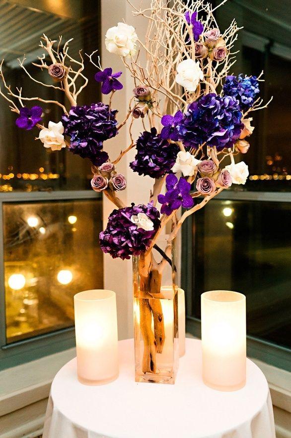 Mariage - Purple Wedding Flowers.