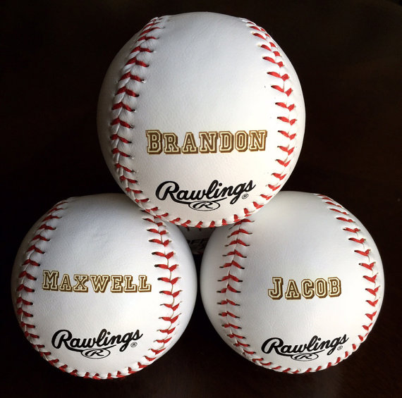 Свадьба - Personalized Custom Engraved Baseball Groomsman, Best Man, Ring Bearer, Wedding, Baby Shower, Birth Announcement, Keepsake, Sports Gift