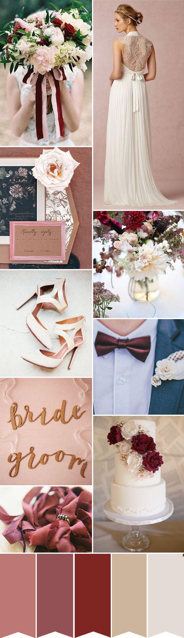Mariage - Marsala: Pantone's Colour Of The Year 2015