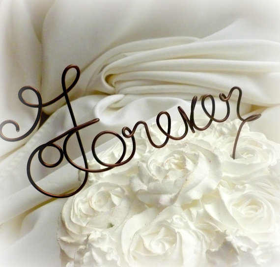 Свадьба - Forever Wedding Cake Topper