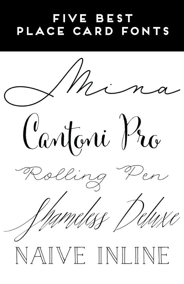Mariage - Fonts