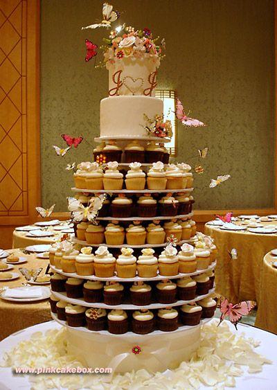 Hochzeit - Wedding Cupcake Garden » Wedding Cupcake Stands