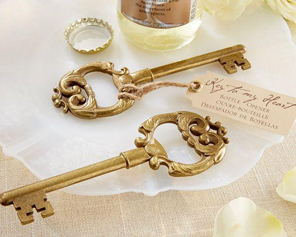 Hochzeit - Antique Key Bottle Opener Favor