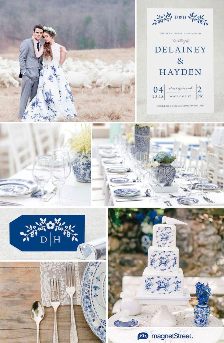 Свадьба - Blue And White Delft Wedding Ideas