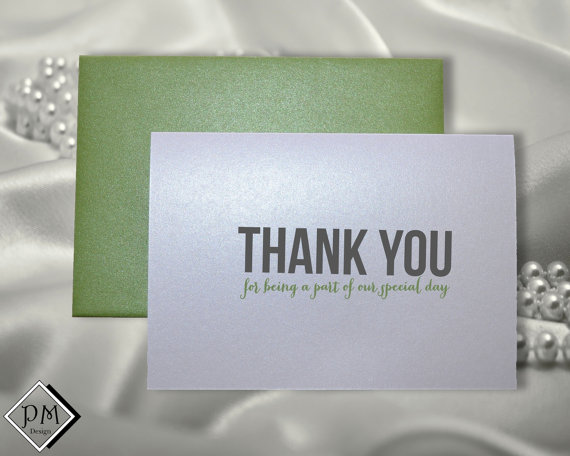 Hochzeit - Thank you card wedding thank yous from bride groom newlyweds thank you notes bride to be wedding card sets engagement party bridal shower
