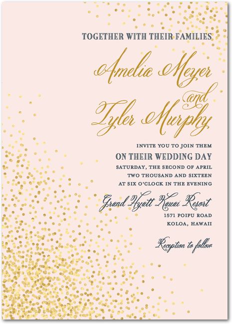 زفاف - Effervescent Sparkle - Signature White Wedding Invitations In Chenille Or Plum Swirl 