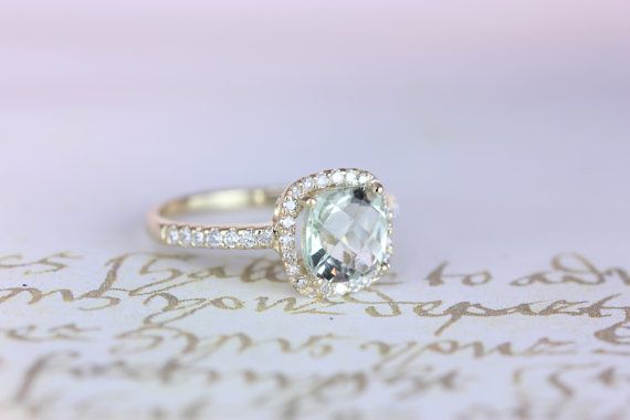 Wedding - Blue & Green Engagement Rings