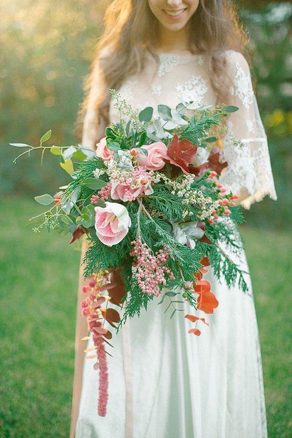 Свадьба - Rustic Greece Wedding Inspiration In Marsala